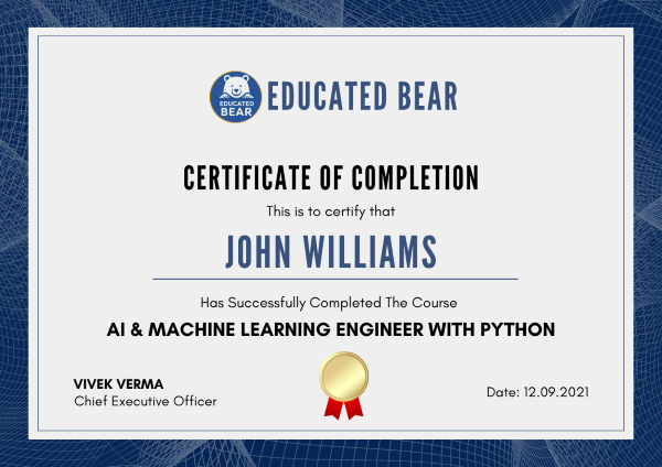 python certificate